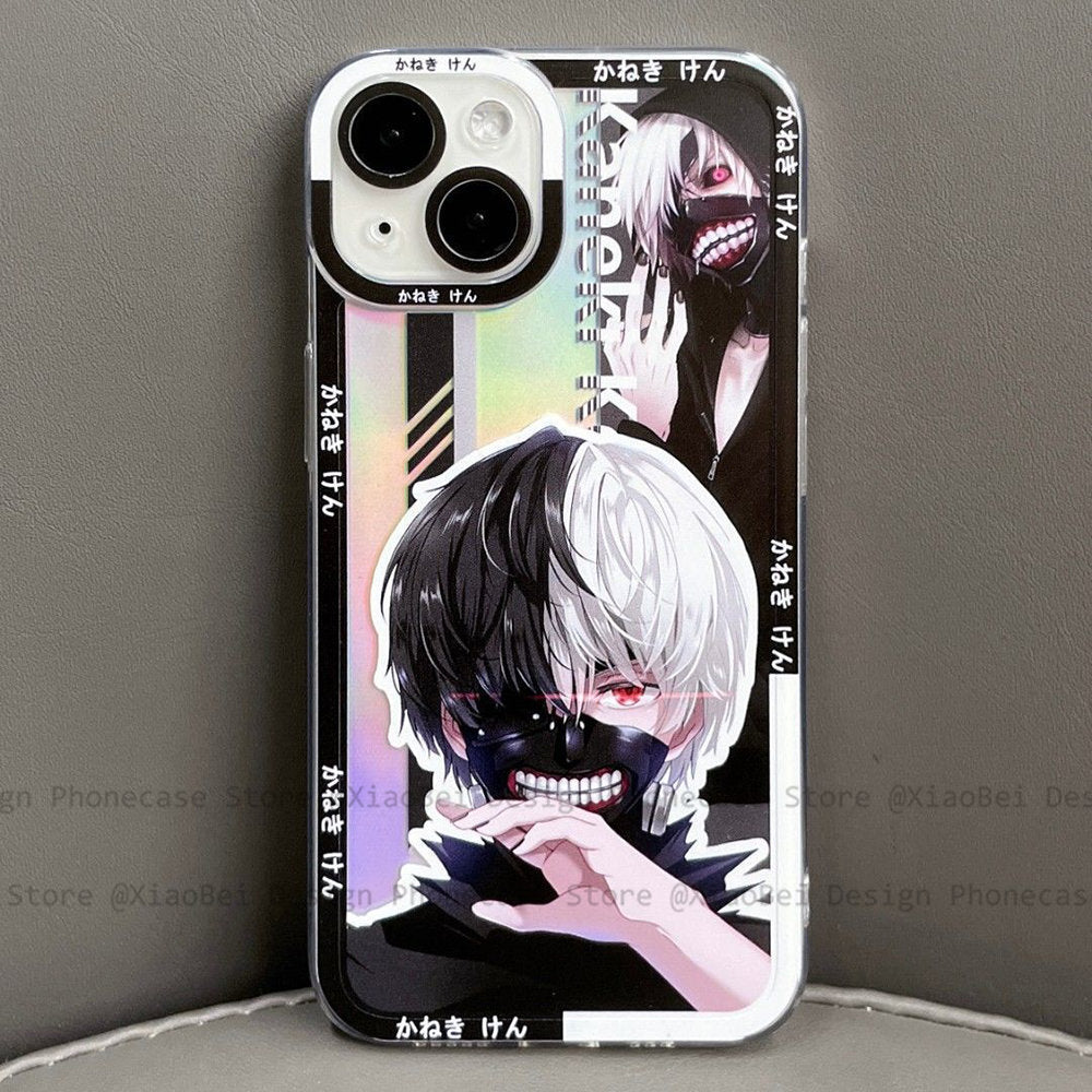 Anime Tokyo Ghoul Kaneki Ken Laser-Telefon-Hülle 