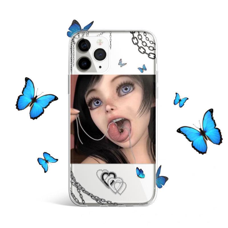 Gothic anime crazy phone case