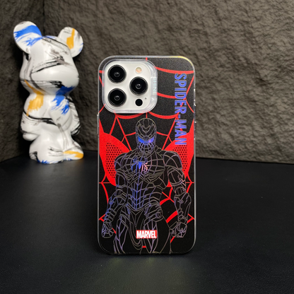 Bronzierender Marvel Spider-Man Iron Man Handyhülle