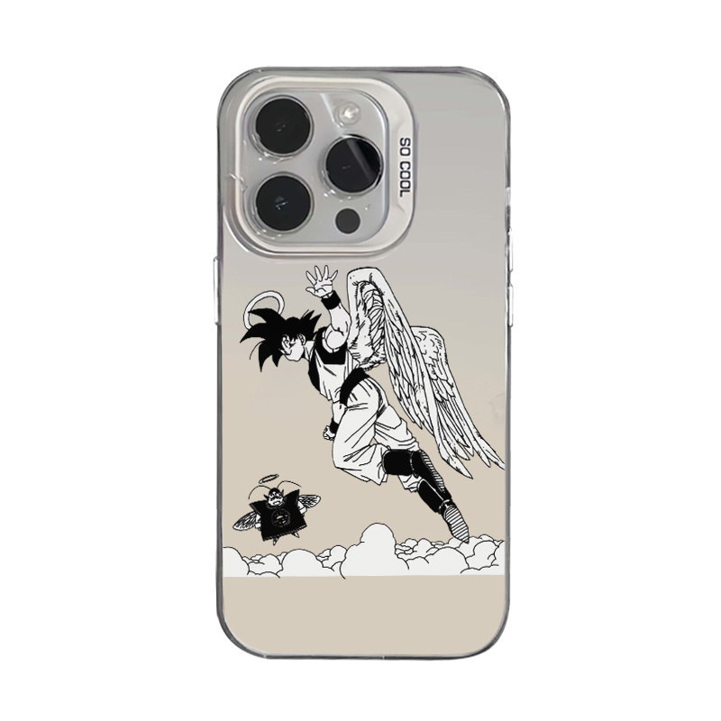 Fashion Anime Dragon Balls Gokus Laser Phone Case