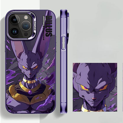 Fashion Anime Dragon Balls Gokus Laser Phone Case