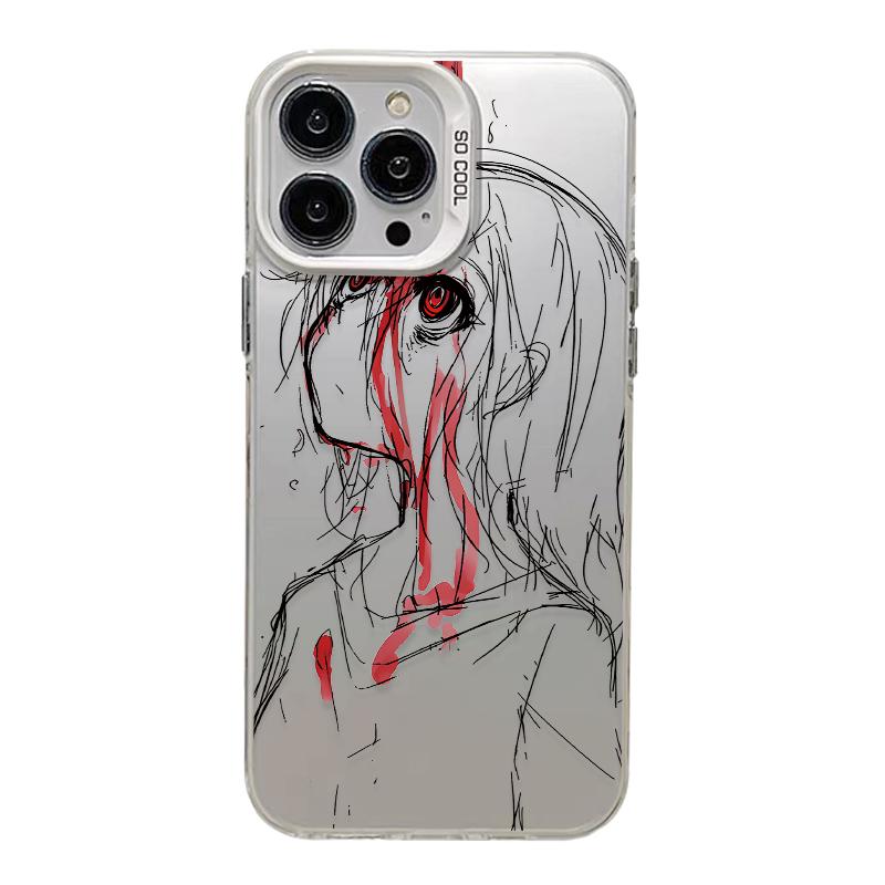 Gothic anime crazy phone case