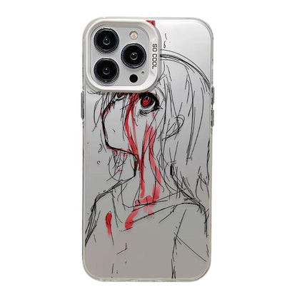 Gothic anime crazy phone case