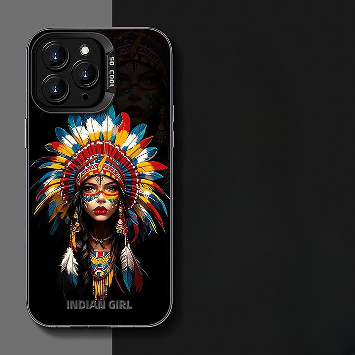 Medieval Retro American Indian Phone Case