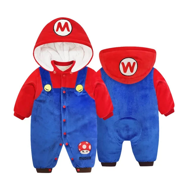 Manica lunga 0-18 mesi Neonato Cartone animato Cosplay Vestiti per bambini