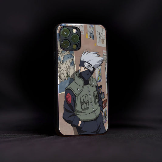 Kakashi Sensei Pose Glass Case