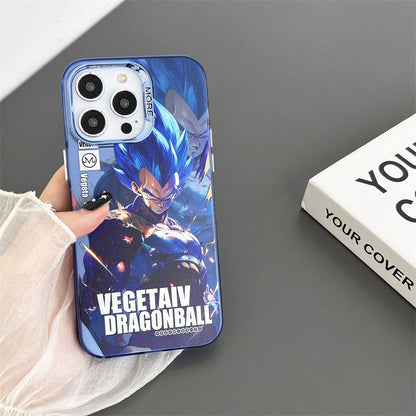 Fashion Anime Dragon Balls Gokus Laser Phone Case