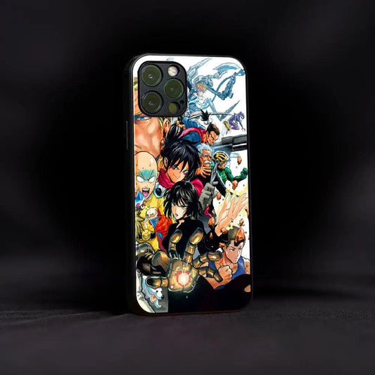 One Punch Man Crew Glass Case - Luckanime