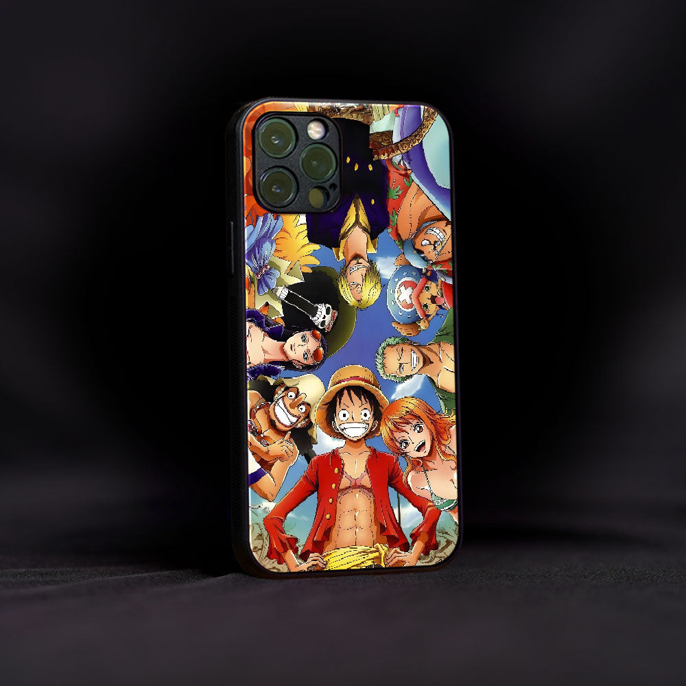 Pirate Crew Anime Glass Case