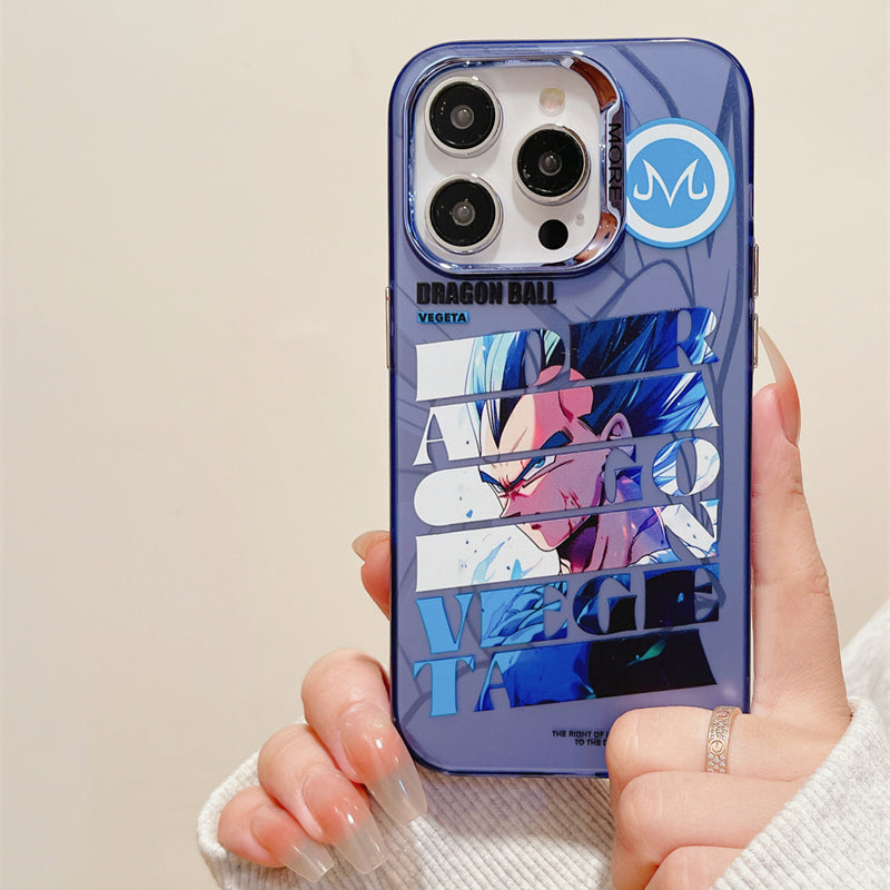 Fashion Anime Dragon Balls Gokus Laser Phone Case