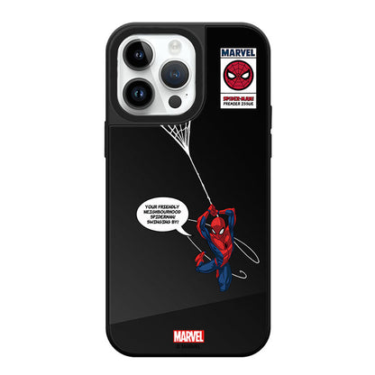 Bronzierender Marvel Spider-Man Iron Man Handyhülle