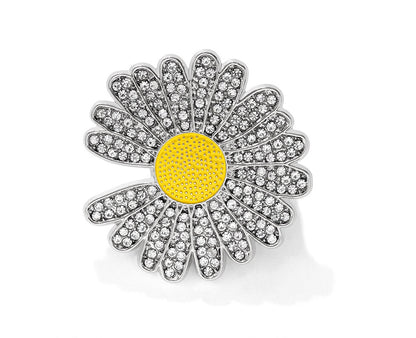 G-Dragon's same style diamond-encrusted daisy brooch
