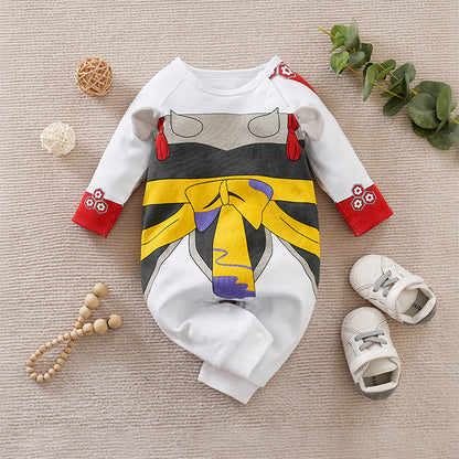 Langarm 0-18 monate Neugeborenen Cartoon Cosplay Baby Jungen Kleidung