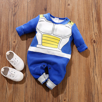 Manica lunga 0-18 mesi Neonato Cartone animato Cosplay Vestiti per bambini