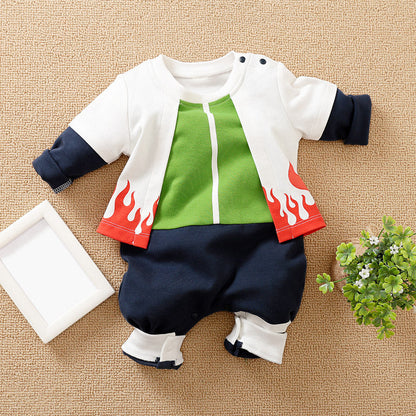 Langarm 0-18 monate Neugeborenen Cartoon Cosplay Baby Jungen Kleidung