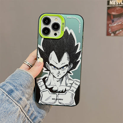 Fashion Anime Dragon Balls Gokus Laser Phone Case