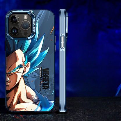 Fashion Anime Dragon Balls Gokus Laser Phone Case