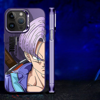 Fashion Anime Dragon Balls Gokus Laser Phone Case