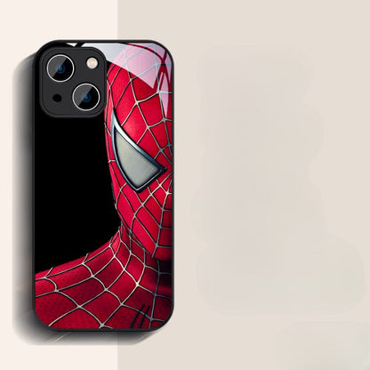 Bronzierender Marvel Spider-Man Iron Man Handyhülle