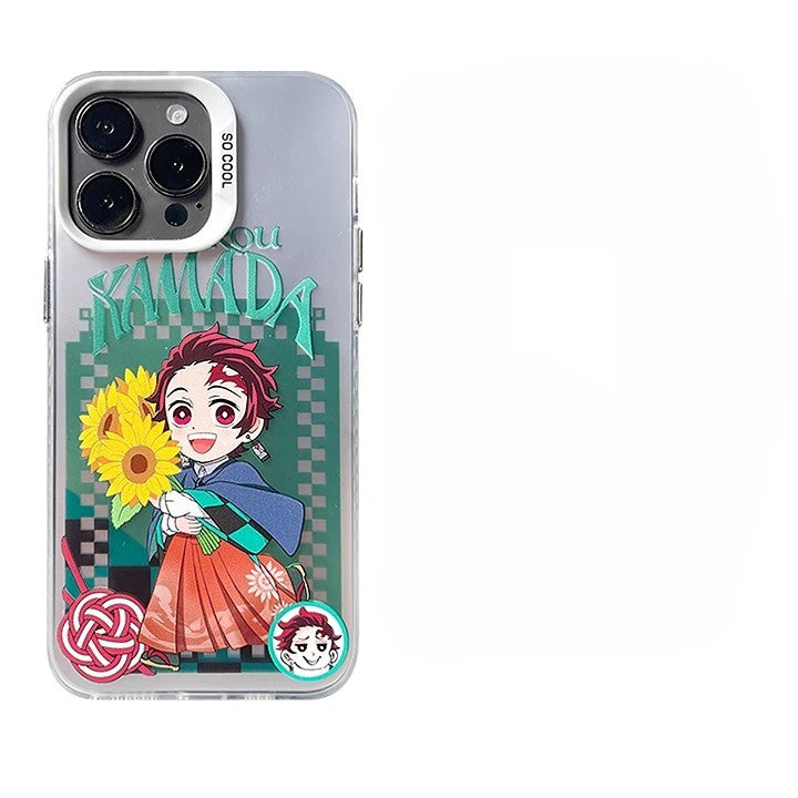 Handgemachte Kimetsu no Yaiba Dämonentöter Handyhülle