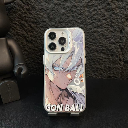 Fashion Anime Dragon Balls Gokus Laser Phone Case