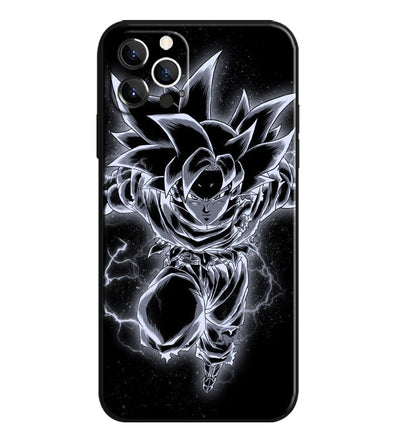 Fashion Anime Dragon Balls Gokus Laser Phone Case