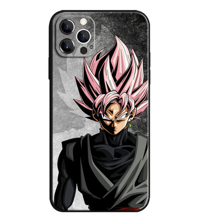 Fashion Anime Dragon Balls Gokus Laser Phone Case