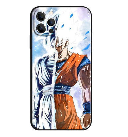 Fashion Anime Dragon Balls Gokus Laser Phone Case