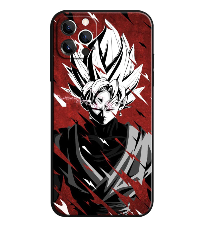 Fashion Anime Dragon Balls Gokus Laser Phone Case