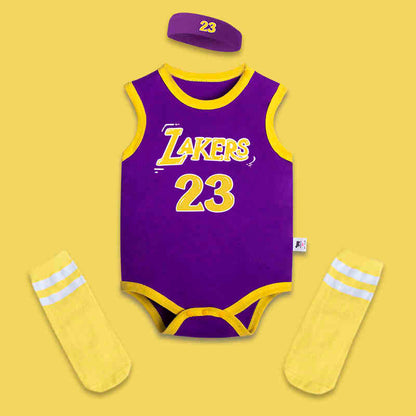 Basketball-Baby-Strampler (Socken gratis)