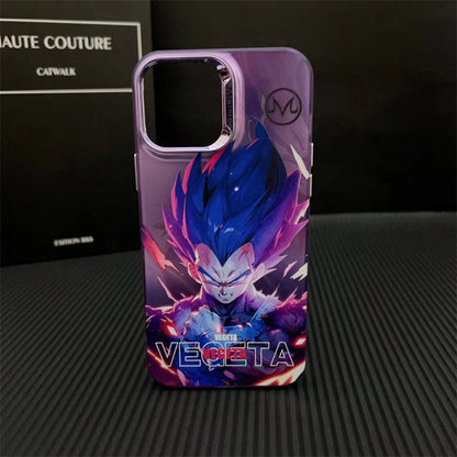 Fashion Anime Dragon Balls Gokus Laser Phone Case