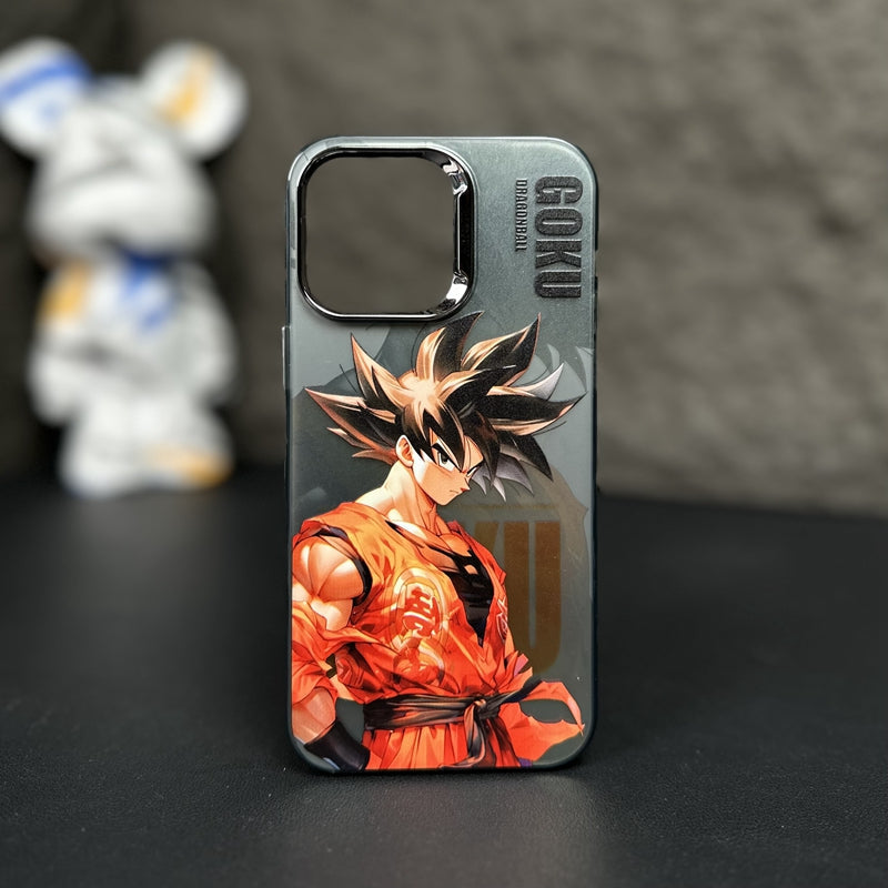 Fashion Anime Dragon Balls Gokus Laser Phone Case