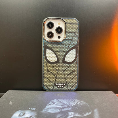 Bronzierender Marvel Spider-Man Iron Man Handyhülle