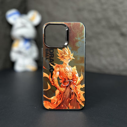 Fashion Anime Dragon Balls Gokus Laser Phone Case