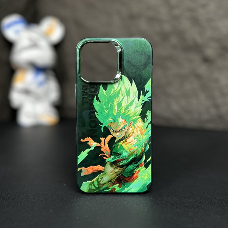 Fashion Anime Dragon Balls Gokus Laser Phone Case