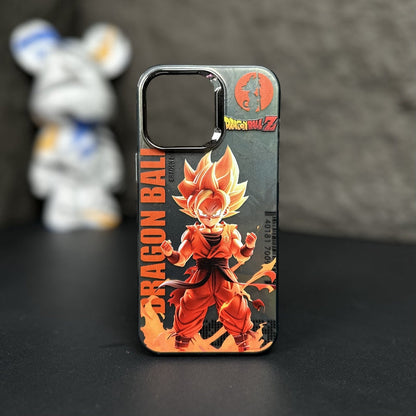 Fashion Anime Dragon Balls Gokus Laser Phone Case