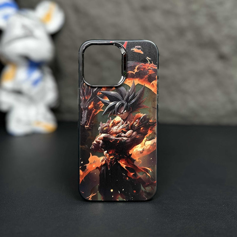 Fashion Anime Dragon Balls Gokus Laser Phone Case