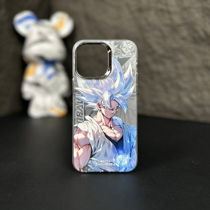 Fashion Anime Dragon Balls Gokus Laser Phone Case