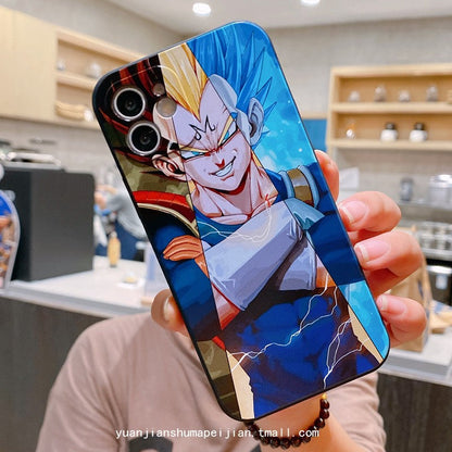 Fashion Anime Dragon Balls Gokus Laser Phone Case