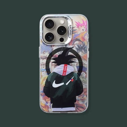 Fashion Anime Dragon Balls Gokus Laser Phone Case