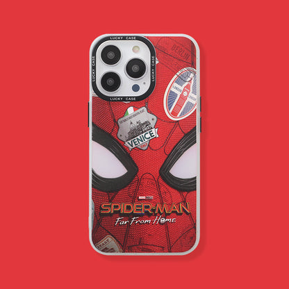 Bronzierender Marvel Spider-Man Iron Man Handyhülle