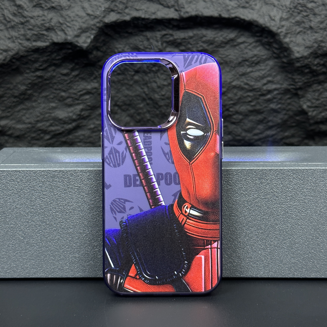 Bronzierender Marvel Spider-Man Iron Man Handyhülle