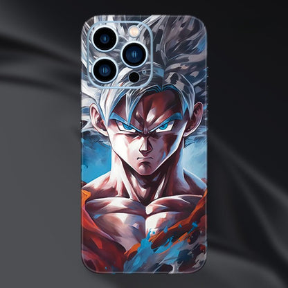 Fashion Anime Dragon Balls Gokus Laser Phone Case