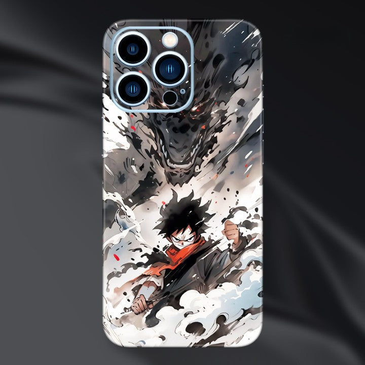 Fashion Anime Dragon Balls Gokus Laser Phone Case