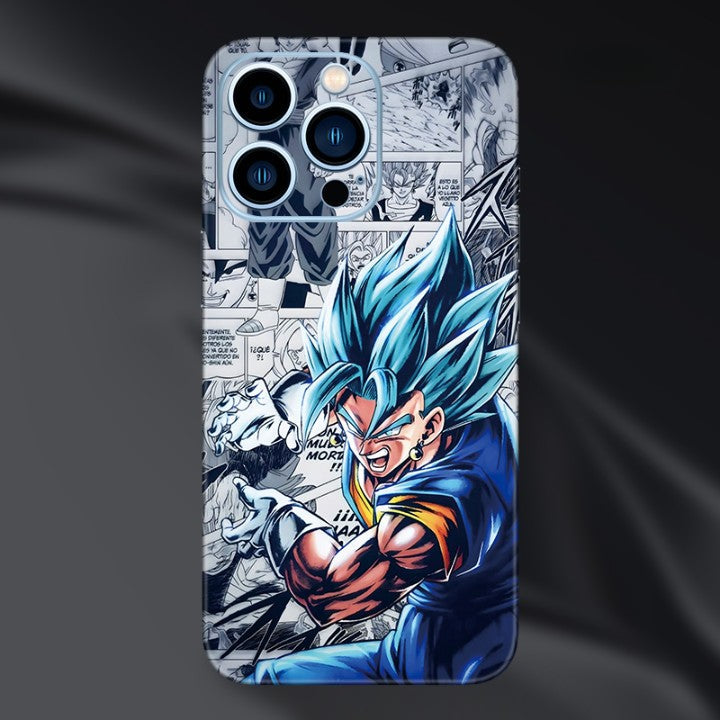 Fashion Anime Dragon Balls Gokus Laser Phone Case