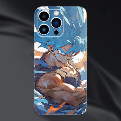 Fashion Anime Dragon Balls Gokus Laser Phone Case