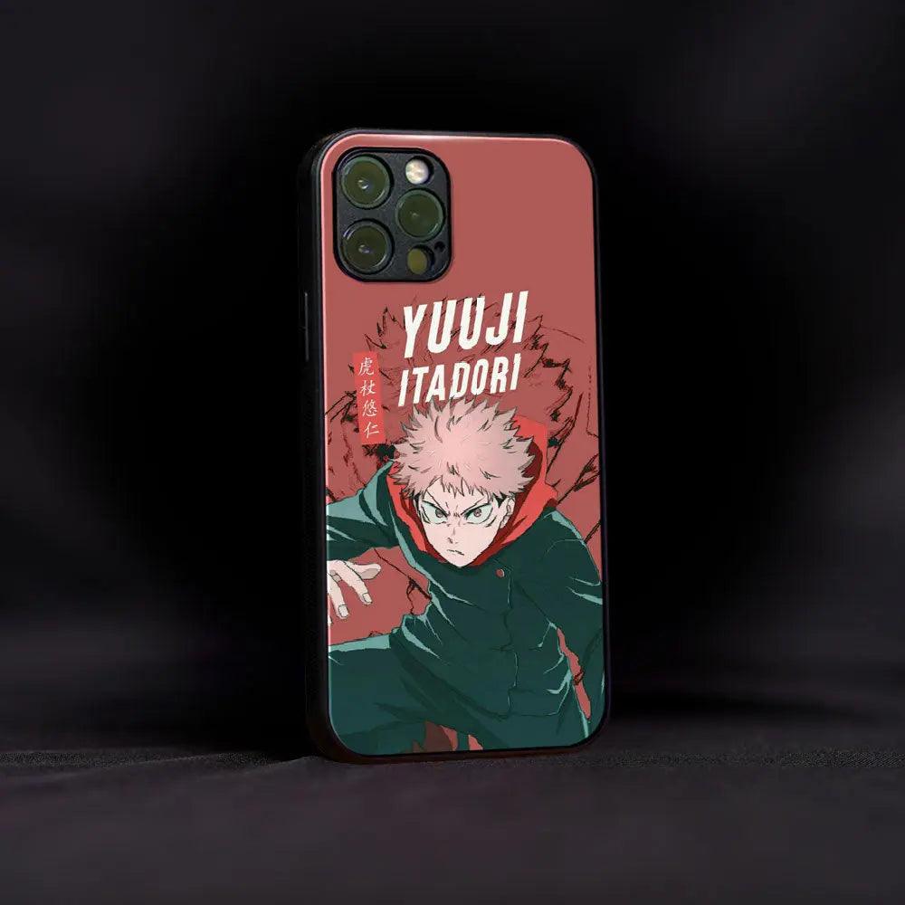 Yuji Itadori Title Glass Case - Luckanime