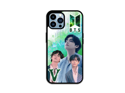 BTS V iPhone Case – Purple Galaxy K‑Pop Phone Cover for ARMY
