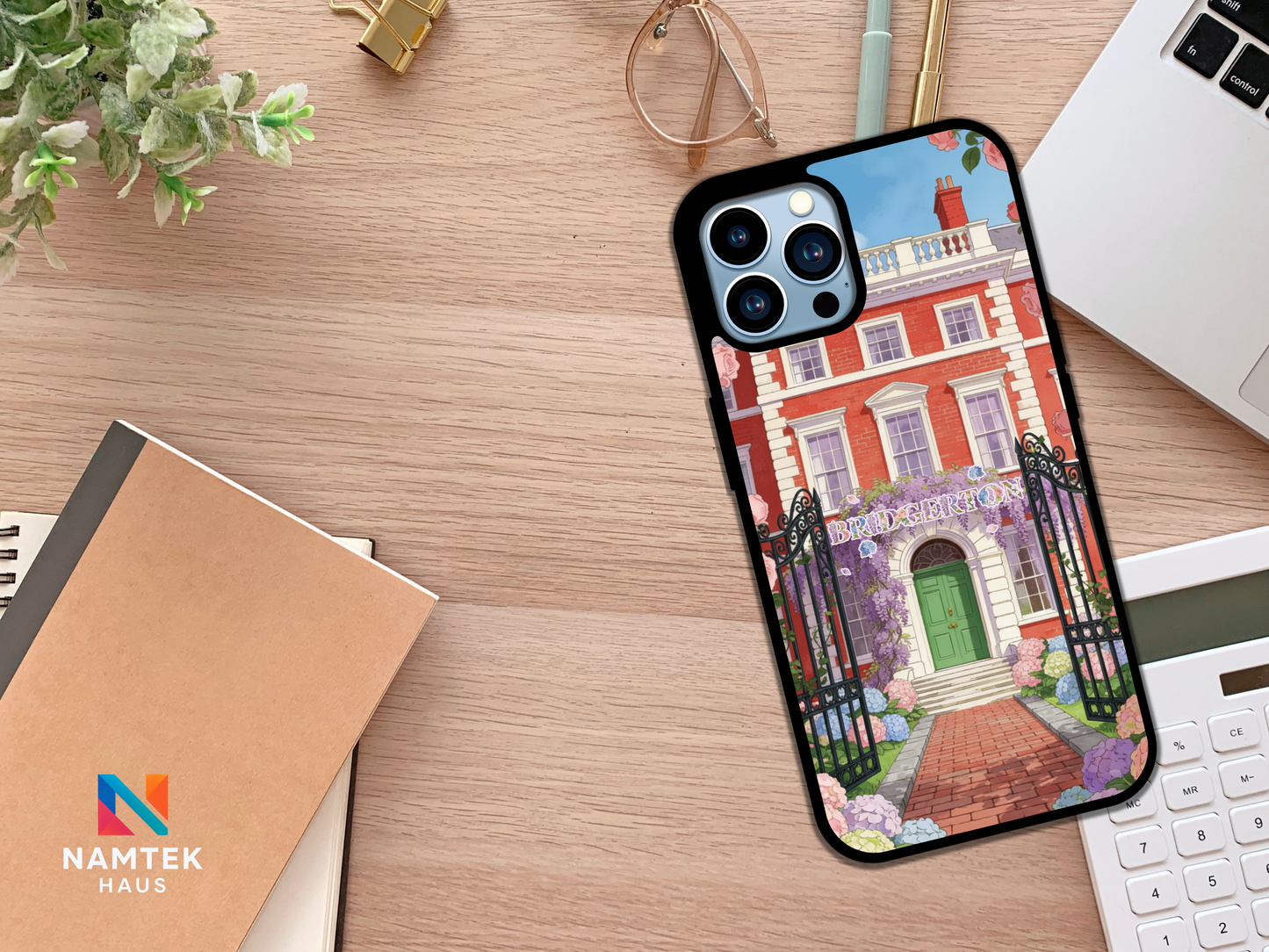 Bridgerton House Floral Mobile Phone Case