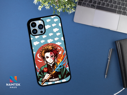 Tanjiro Kamado Demon Slayer Kimetsu No Yaiba - iPhone & Samsung Phone Case